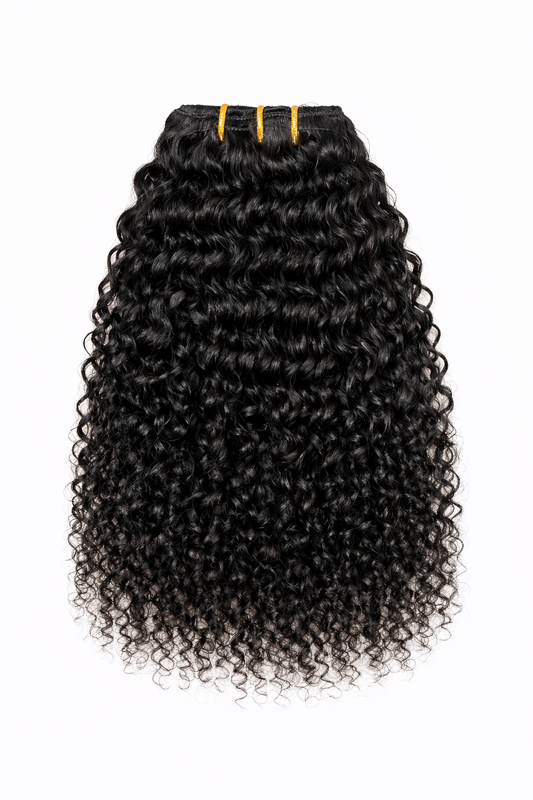 3B–3C Tight Kinky Curl Clip-Ins