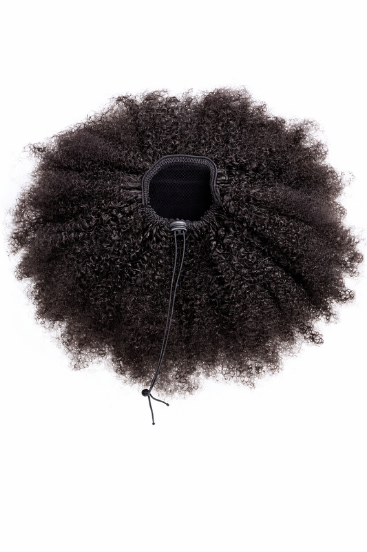 4B–4C Afro Kinky Coily Ponytail Extension