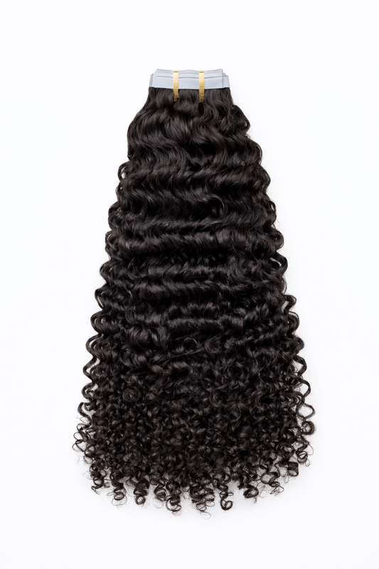 3B 3C Tight Kinky Curly Tape In Extensions