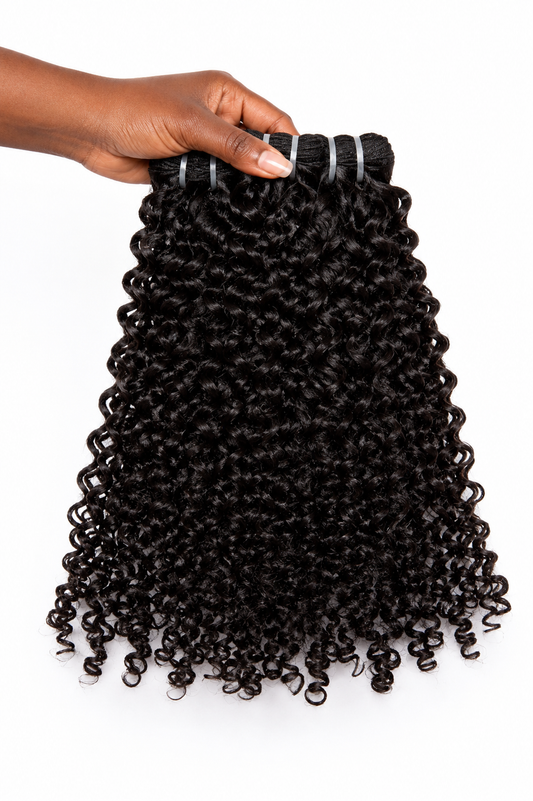3C 4A Burmese Curly Clip-In Extensions