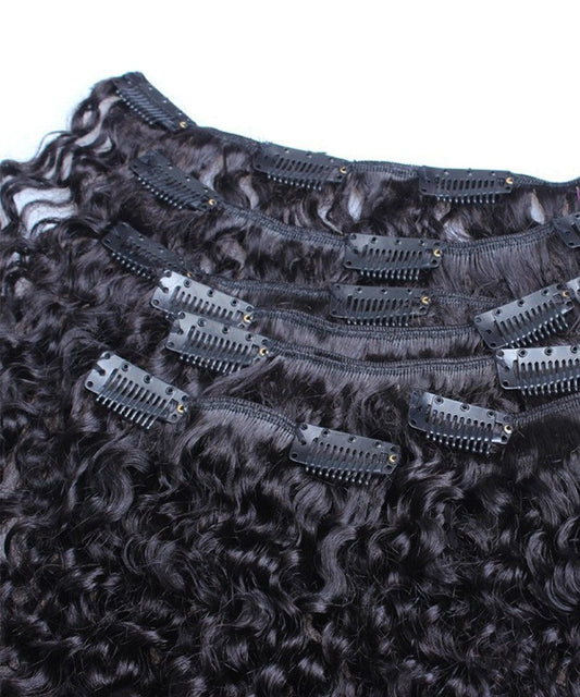 3B–3C Tight Kinky Curl Clip-Ins