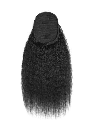 Yaki Kinky Drawstring Straight Ponytail