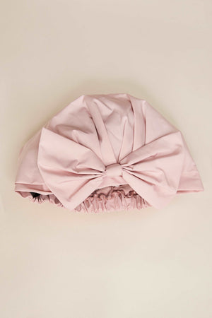 Pink & Black Reusable Shower Cap