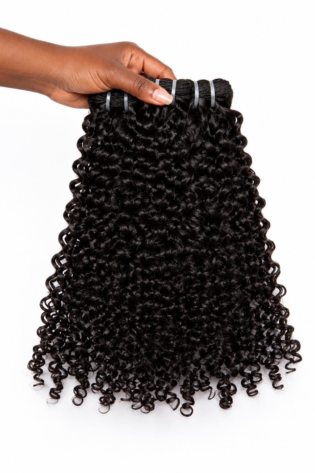 3C 4A Burmese Curly Clip-In Extensions
