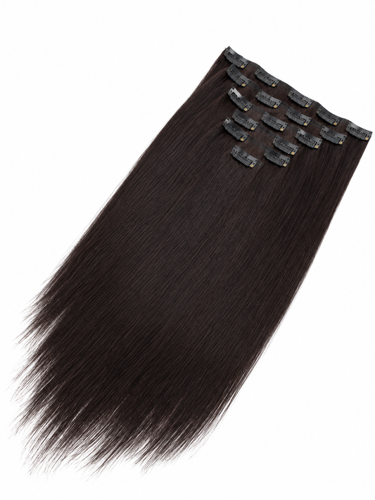 Light Yaki Straight Tape-In Human Hair Extensions