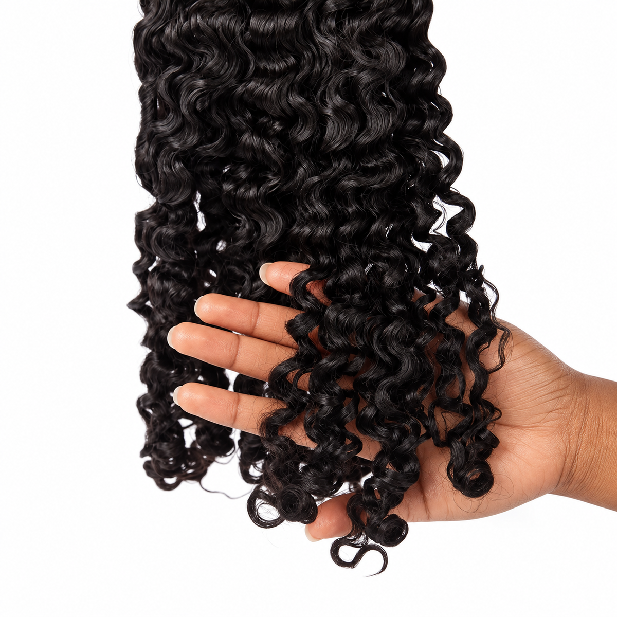 3C 4A Burmese Curly Clip-In Extensions