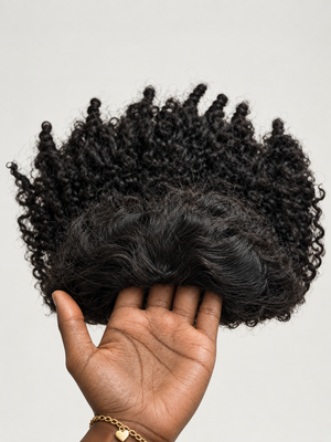 Burmese Curly Flip Over Half Wig 3C/4A