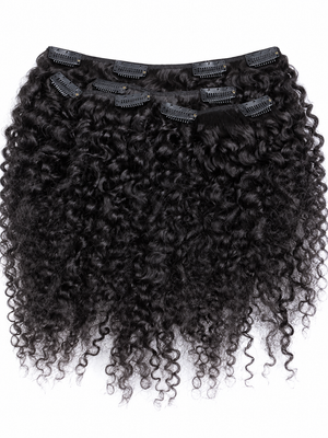 3B–3C Tight Kinky Curl Clip-Ins