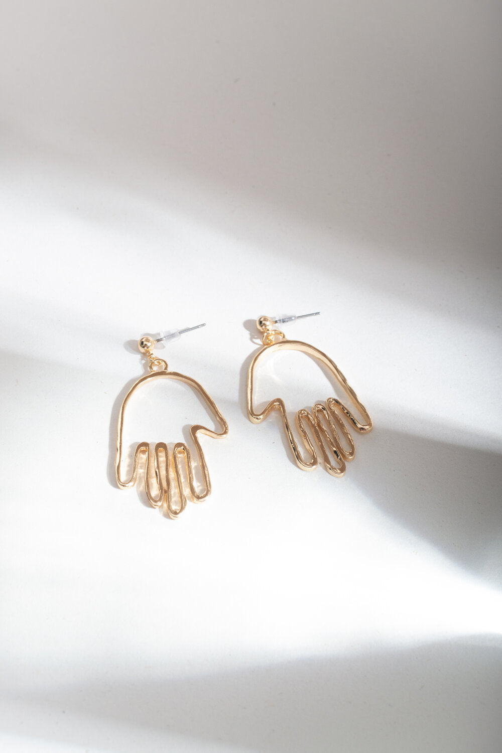 Palm Hand Earrings