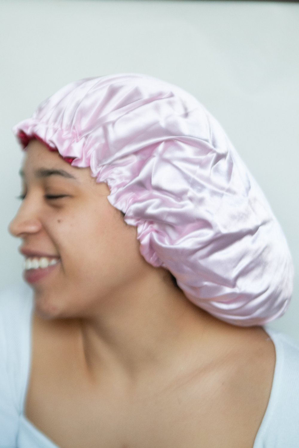 Reversible Satin Bonnet