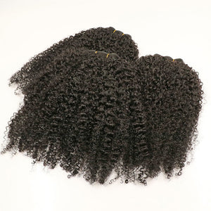 Kinky Coily Wefted Hair 4a-4b