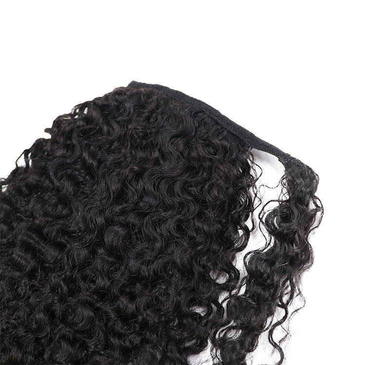 Kinky Curly Drawstring and Wrap Around Ponytail