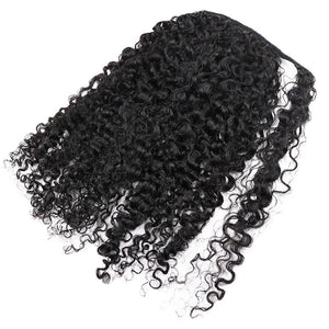 Kinky Curly Drawstring and Wrap Around Ponytail