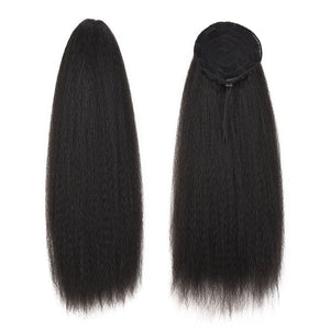 Synthetic Yaki Ponytail Drawstring/ Wrap Ponytail