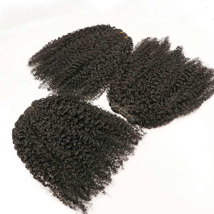 Kinky Coily Wefted Hair 4a-4b