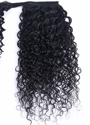 Deep Curly Ponytai Wrap Ponytails 3B- 3C