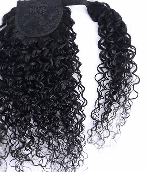 Deep Curly Ponytai Wrap Ponytails 3B- 3C