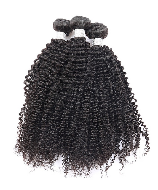 Brazilian Kinky Curl Bundles 3A-4A