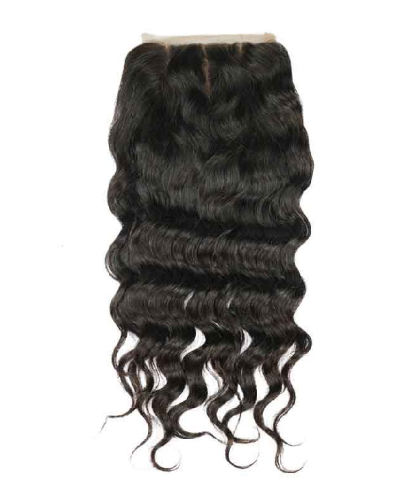 Brazilian Loose Wave Closure 5x5