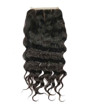 Brazilian Loose Wave Closure 5x5