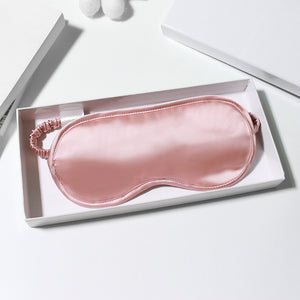 Pink Mulberry Silk Sleep Mask