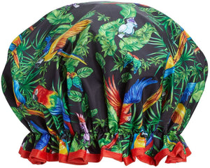 Tropical  Reusable Shower Cap